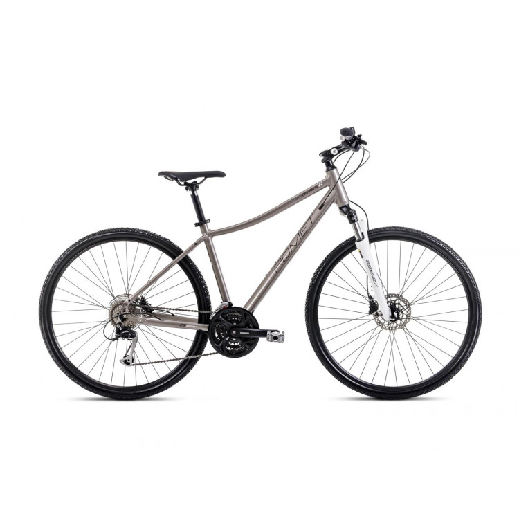 Krossový bicykel ROMET ORKAN 4 D Šampansko-čierno-strieborná M